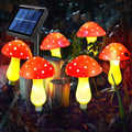 IP65 Solar Mushroom LED Garden Light – Auto On/Off Landscape Lamp Solar Garden Light Babs Red 6 Head