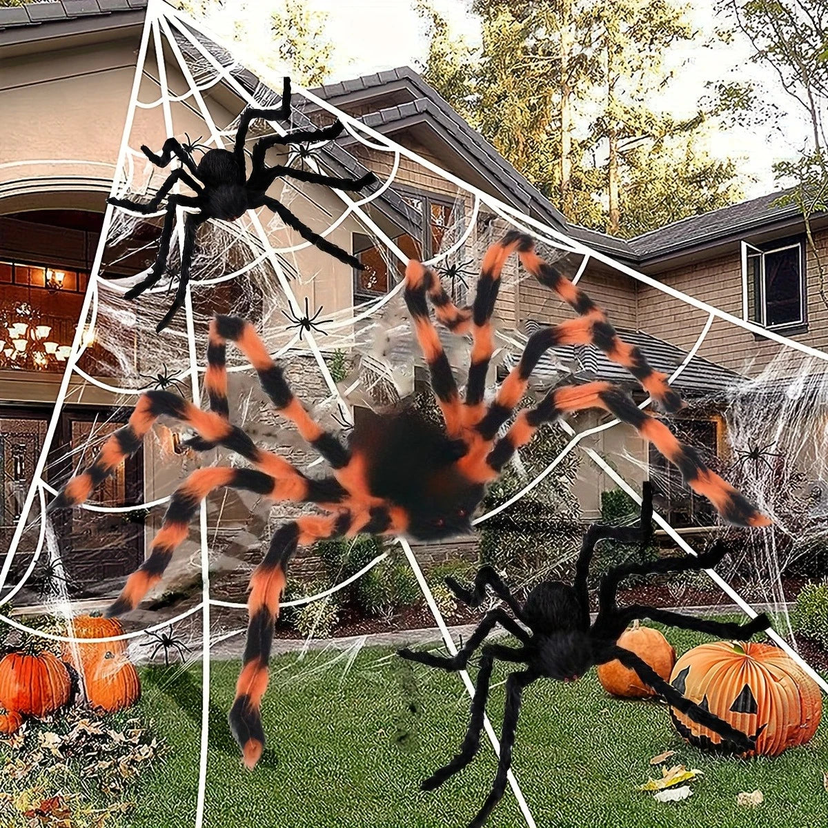 Giant Fake Spider Halloween Decoration – Indoor & Outdoor Halloween Decoration Babs