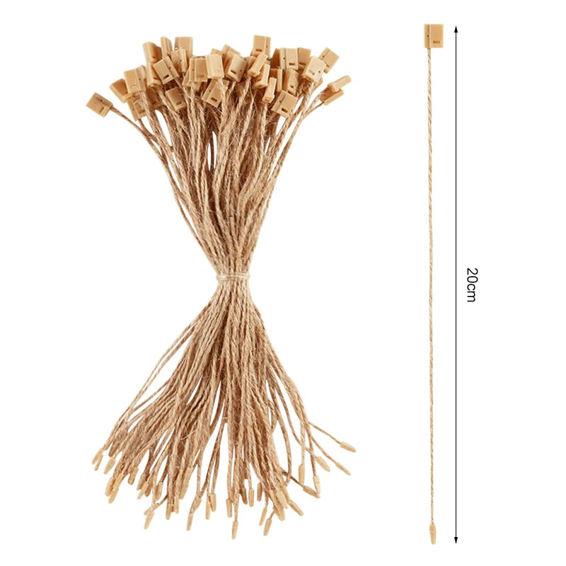 100pcs Christmas Ornament Hanging Ropes & Ribbon Strings Christmas Ornament Strings Babs Khaki