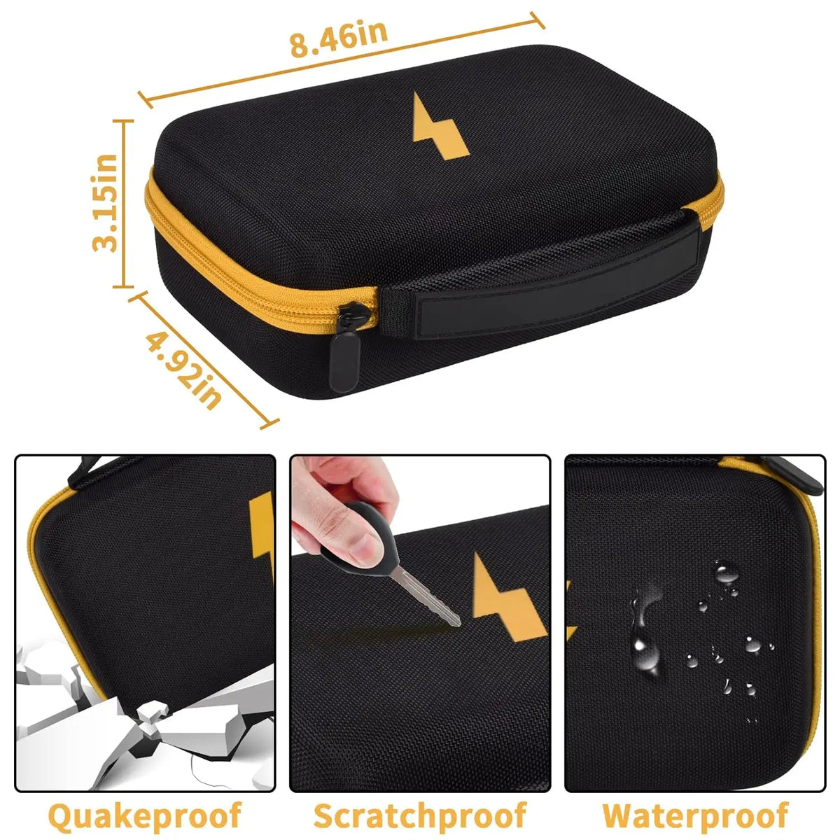 Hard Carrying Case for Fluke 87V 88V 15B+ 17B+ Multimeter Multimeter Carrying Case Babs