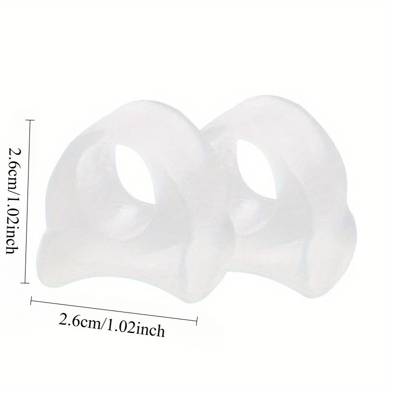 Gel Silicone Toe Separators – Waterproof, Latex-Free, Unisex Gel Toe Separators Babs