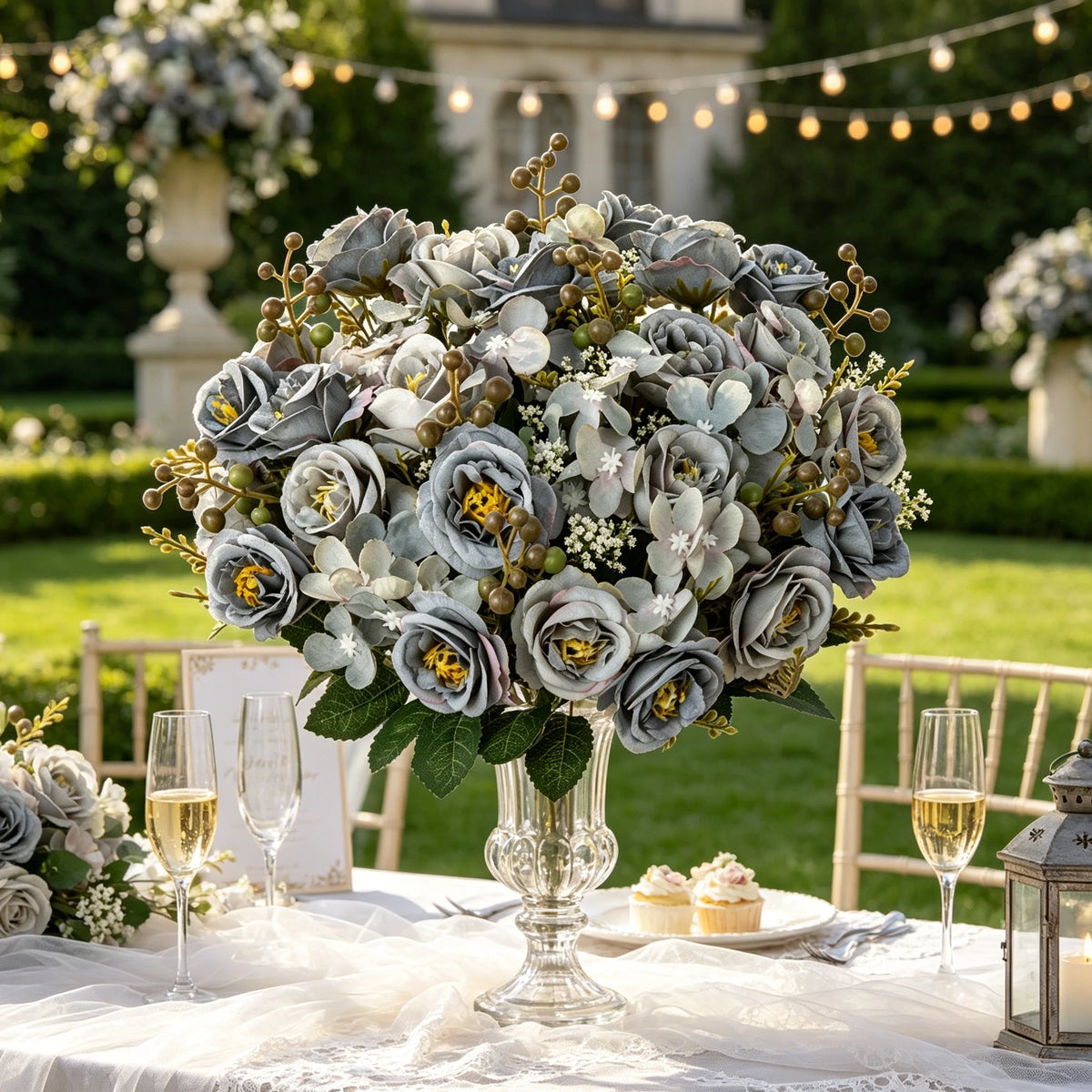 Artificial Silk Rose Bouquet – Wedding & Home Décor Gift Artificial Flower Bouquet Babs