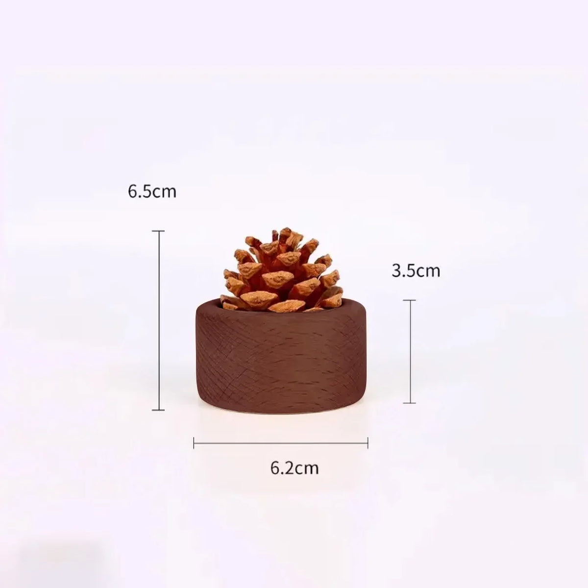 Pine Cone Wood Essential Oil Diffuser – No-Fire Aroma Decor Wood Aroma Diffuser Babs A