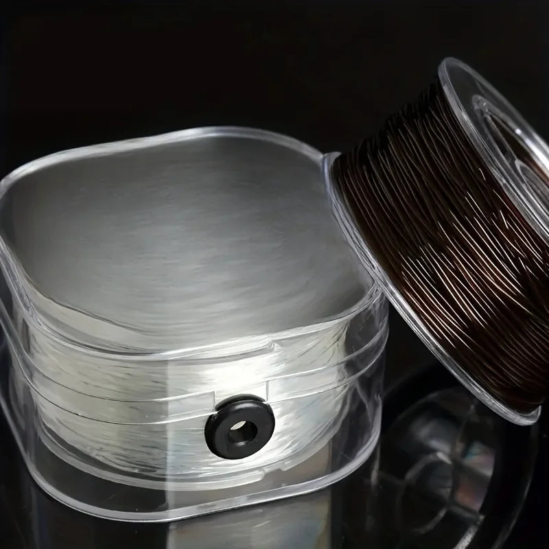 99.97m Elastic Beading Cord – Transparent Stretch Jewelry String Elastic Beading Cord Babs
