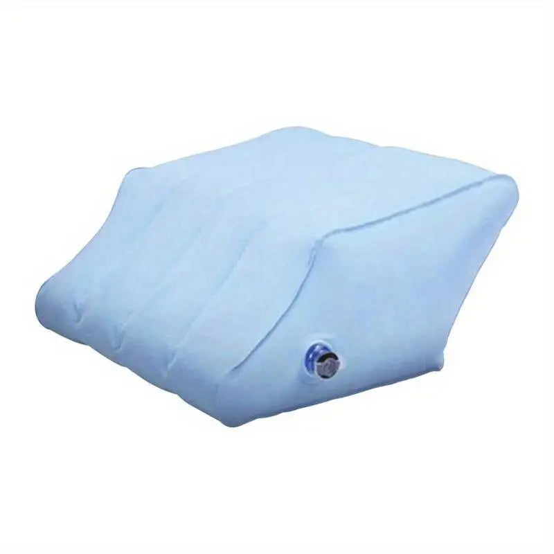Inflatable Wedge Leg Pillow – Portable Knee & Foot Lift Cushion Inflatable Leg Pillow Babs