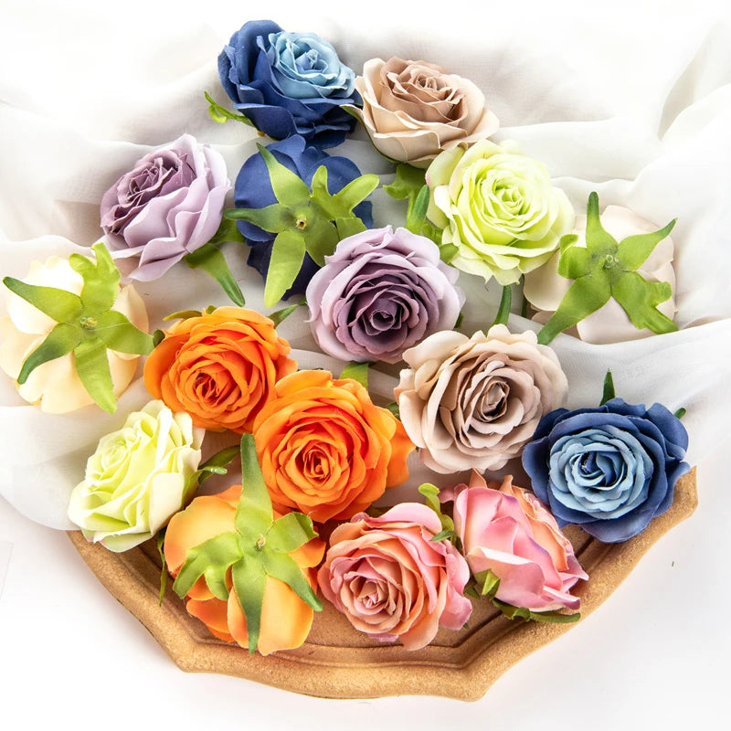 10/20pcs Silk Rose Artificial Flowers – Wedding & Home Decor Artificial Silk Flowers Babs