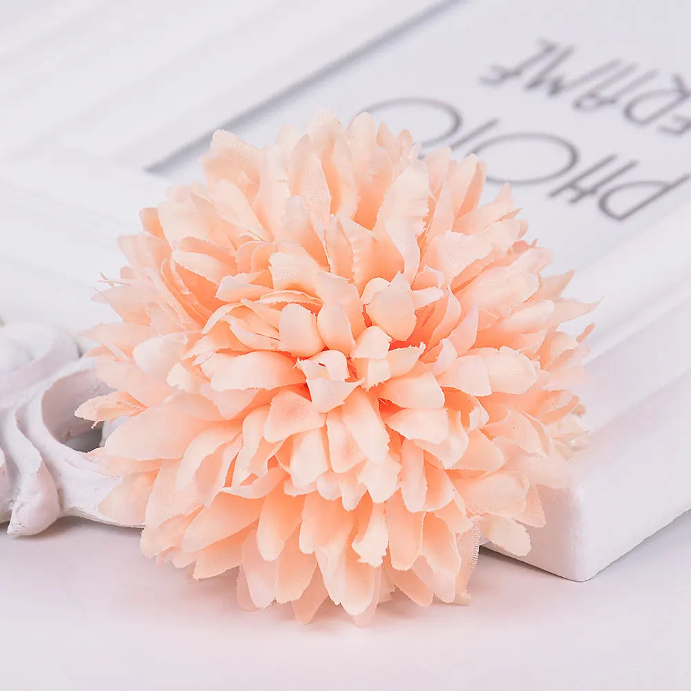 5-Pack Silk Chrysanthemum Artificial Flower Heads | Wedding & Home Decor Artificial Flower Heads Babs 14 5Pcs
