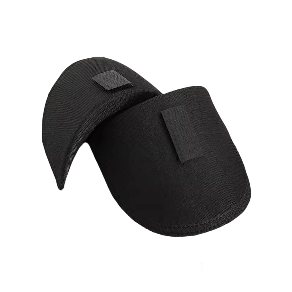 2PCS Detachable Sponge Shoulder Pads – Breathable, DIY Fashion Shoulder Pads Babs Black One Size
