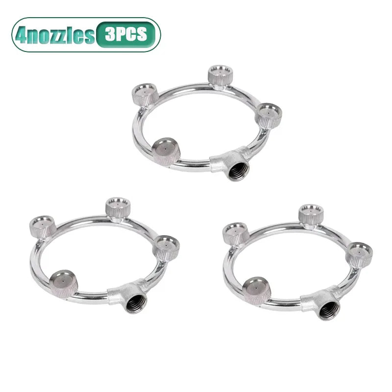 High Pressure Atomizing Nozzle Ultra Fine Spray Tips for Garden Garden Spray Nozzle Babs 4nozzles-3PCS