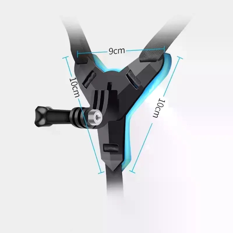 Helmet Chin Mount Strap for GoPro, Action & Insta360 Cameras Helmet Camera Mount Babs