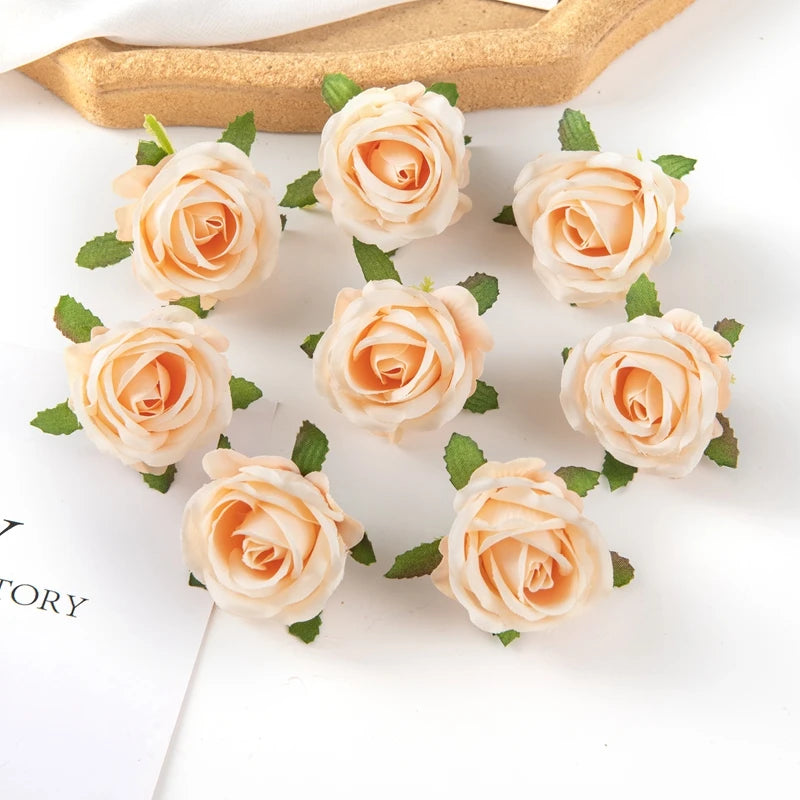 Silk Rose Artificial Flowers for Wedding, Wreath & Home Décor Artificial Silk Flowers Babs color 4 40 pcs