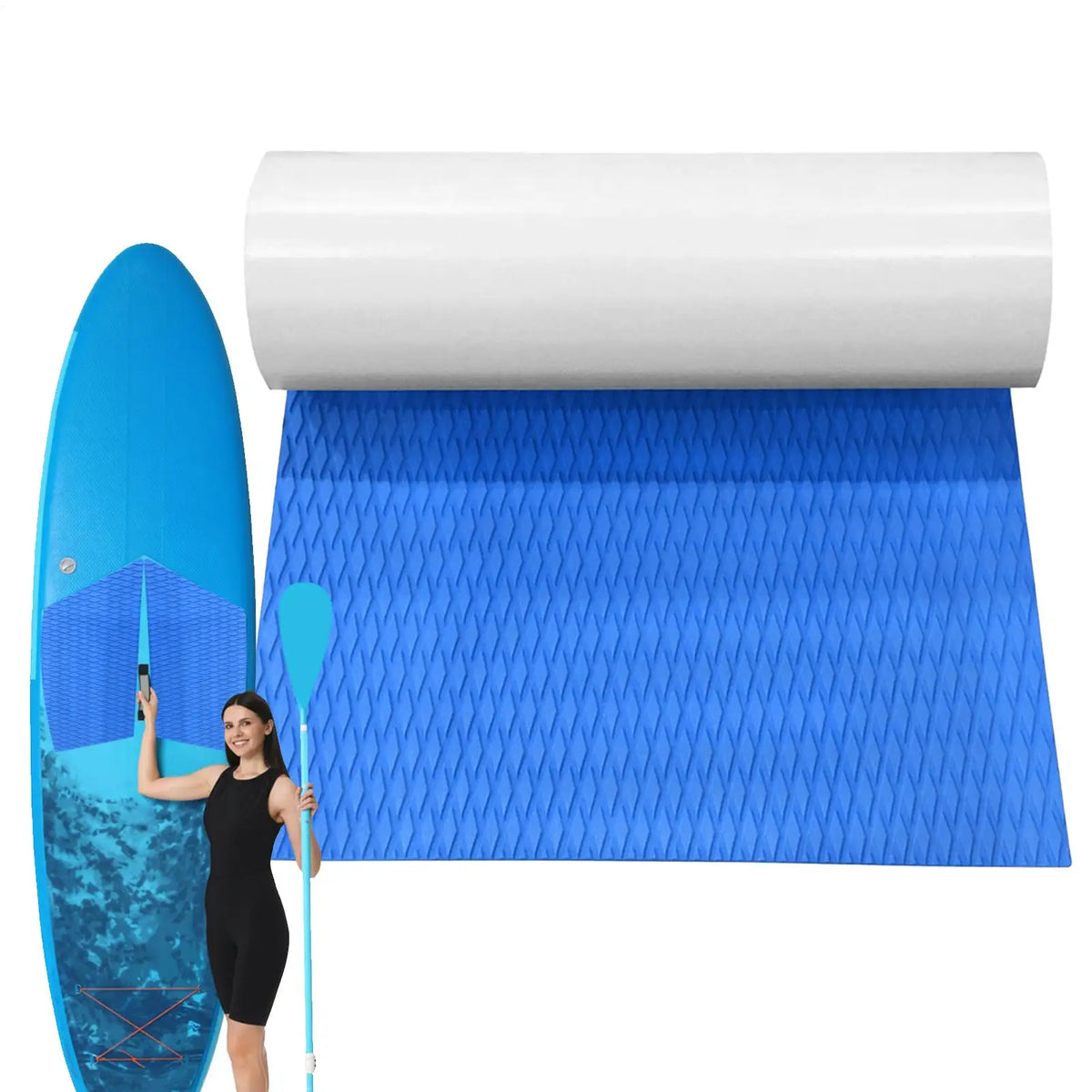 EVA Foam Marine Deck Mat – Non-Slip Surfboard Traction Pad Surfboard Traction Pad Babs
