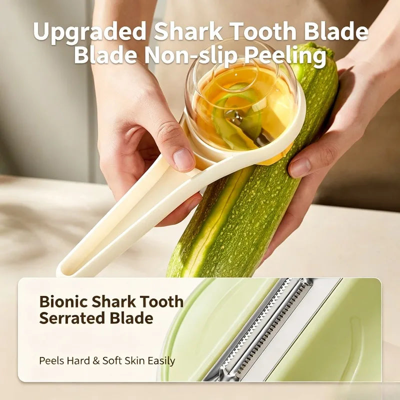 Rotatable Vegetable Peeler with Peel Storage Box | Kitchen Tool Vegetable Peeler Babs