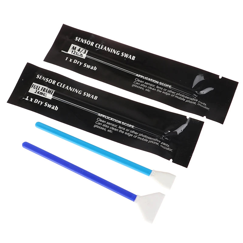 5-Pack Camera Sensor Cleaning Swabs Kit 12mm & 24mm APS-C Camera Cleaning Swabs Babs