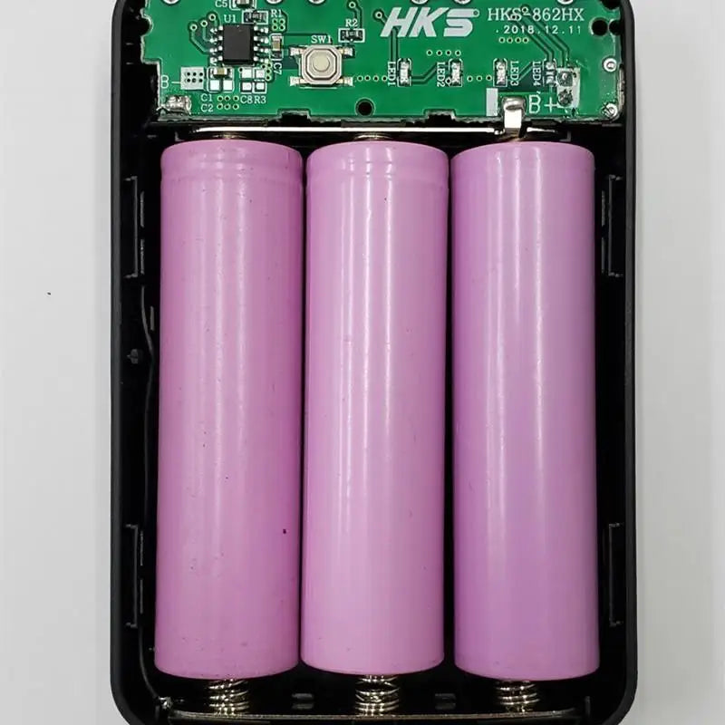 3×18650 DIY Power Bank Case – 3 USB Ports, No Welding DIY Power Bank Case Babs
