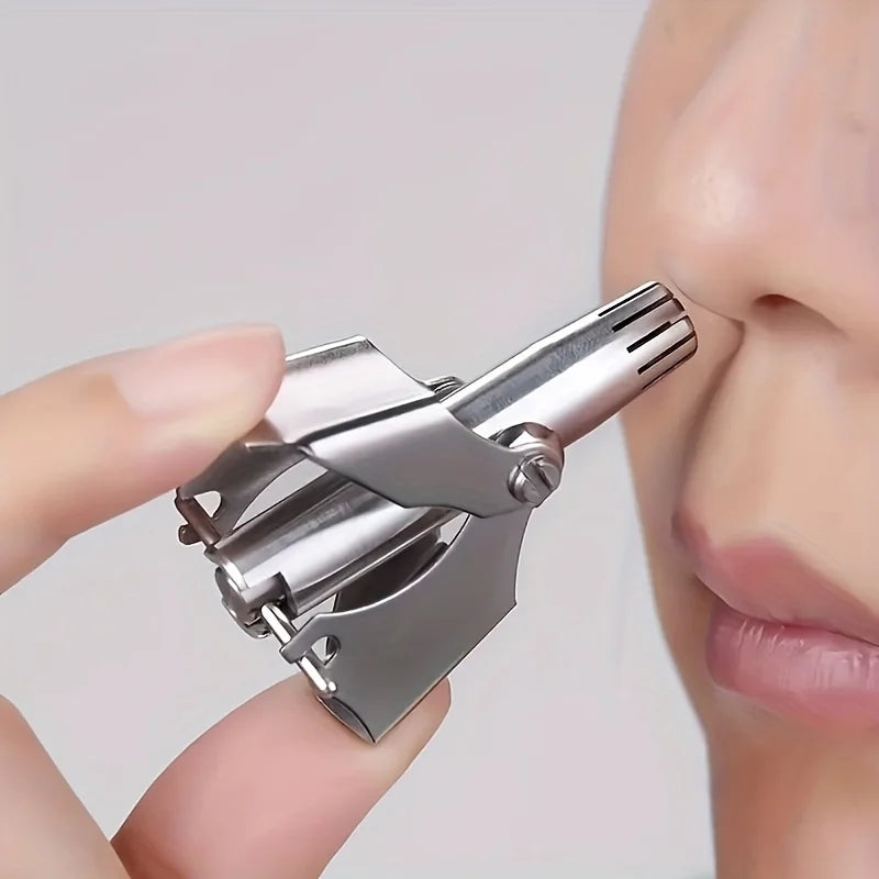 Manual Stainless Steel Nose Hair Trimmer for Men & Women Nose Hair Trimmer Babs