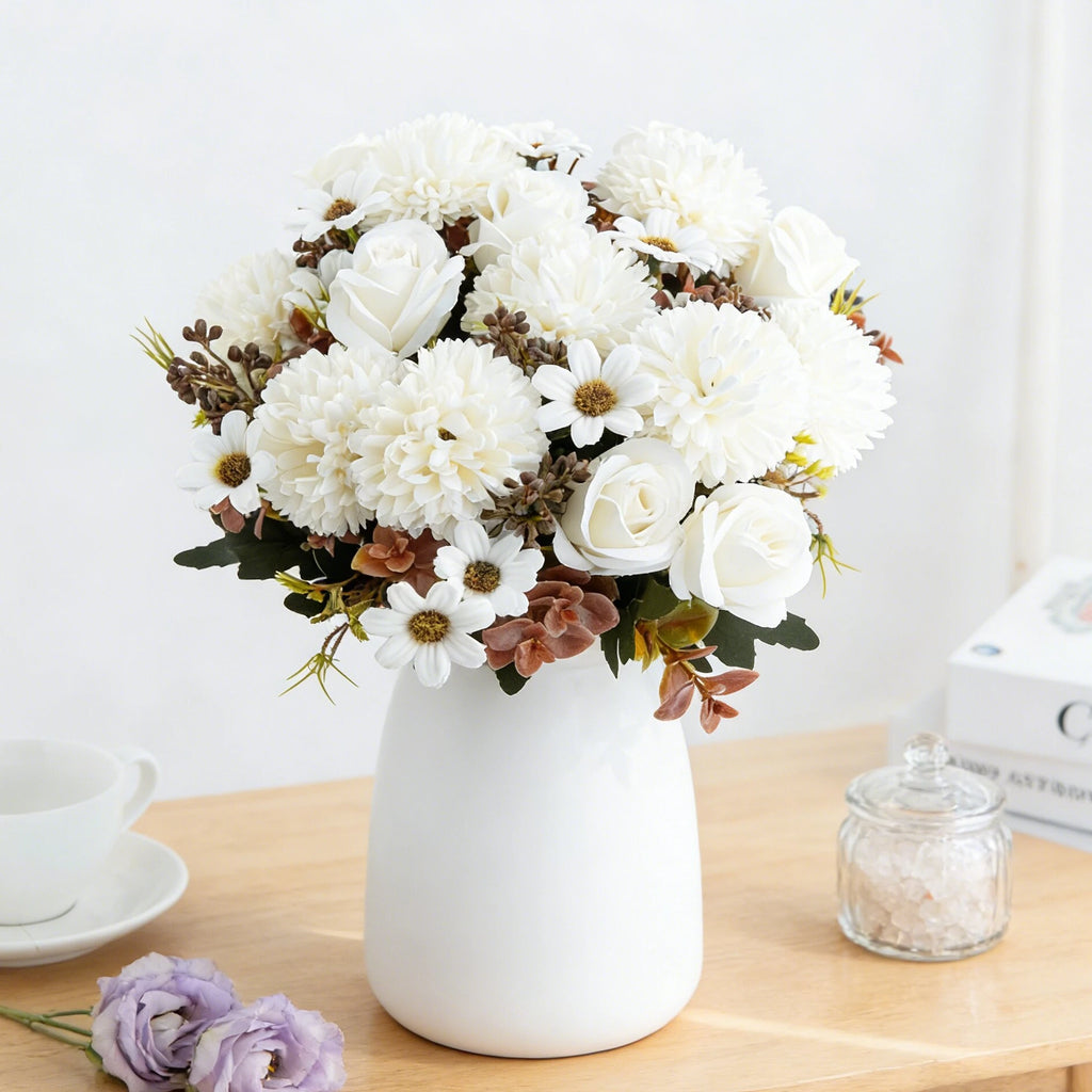 Silk Rose Artificial Flowers – Bridal Bouquet & Home Décor Artificial Silk Flowers Babs