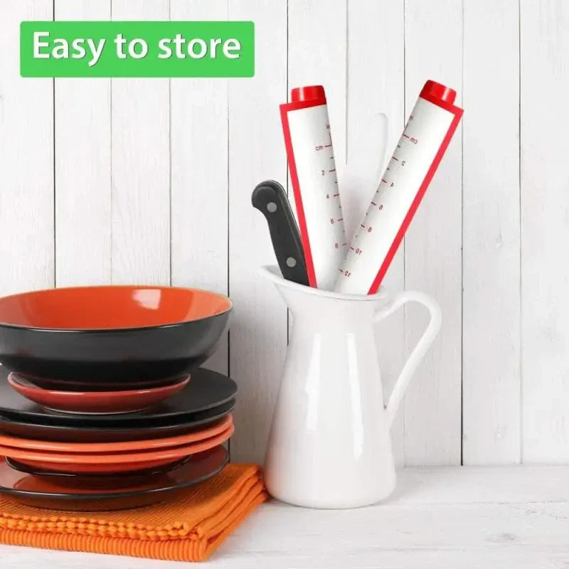Large Silicone Baking Mat – Non-Stick Pastry & Pizza Dough Mat Silicone Baking Mat Babs