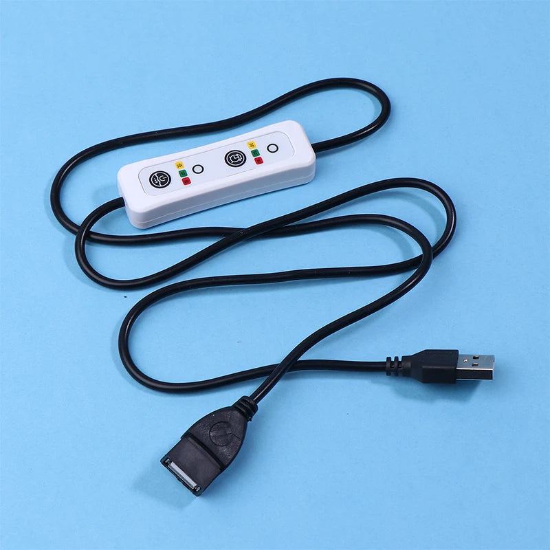 USB 3-Speed & Timer Controller Cable for Fan & LED Lamp USB Controller Cable Babs
