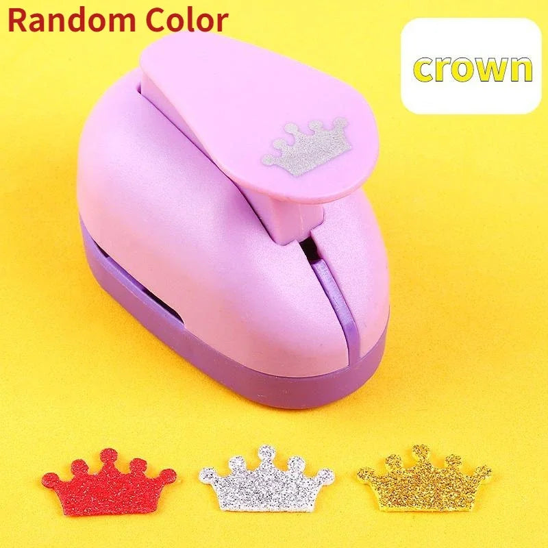 25mm Craft Hole Punch for Scrapbooking & Paper Embossing DIY Craft Hole Punch Babs Crown-Random