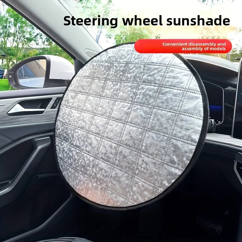 Universal Car Steering Wheel Cover – Heat & Sun Protection Steering Wheel Cover Babs