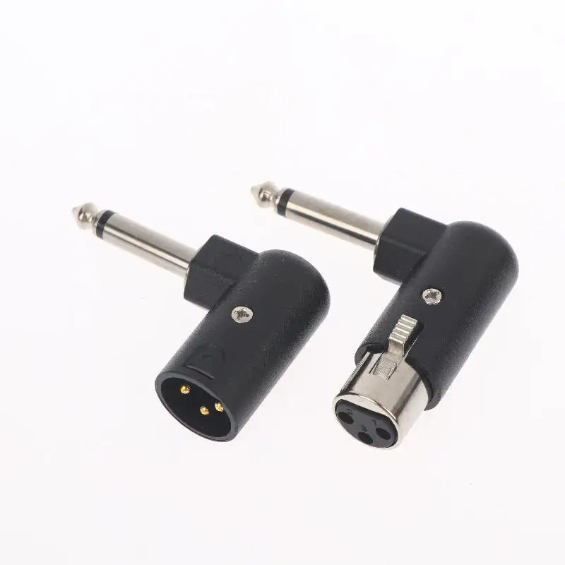 XLR to 6.35mm Adapter 3-Pin Balanced Audio Plug Male/Female Audio Adapter Babs