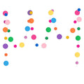 Colorful Polka Dot Paper Garland Circle Banner – Party Décor Party Garland Banner Babs 1Pcs