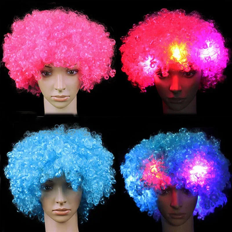 LED Light-Up Clown Headband Flashing Glow Party Accessory LED Party Headband Babs