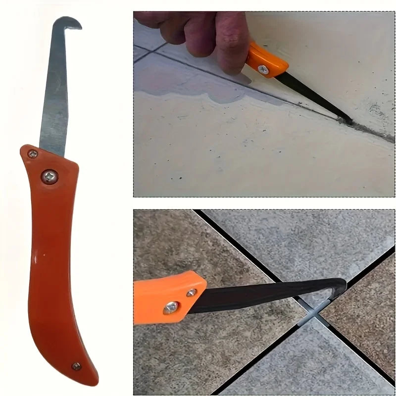 Foldable Weed Remover Hook Blade Tool for Pavers & Driveways Weed Remover Tool Babs