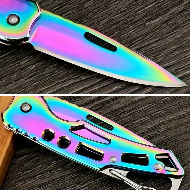 Folding Fruit Knife – Stainless Steel Portable Pocket Knife Folding Pocket Knife Babs