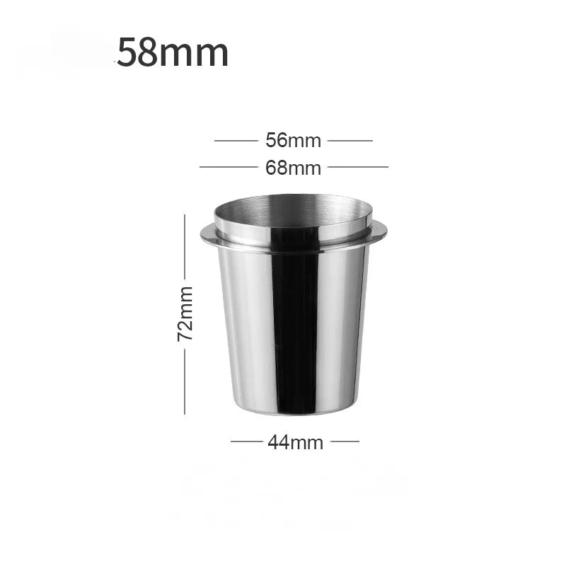 Espresso Dosing Cup 51/53/58mm – Stainless Steel Coffee Tool Espresso Dosing Cup Babs 58MM