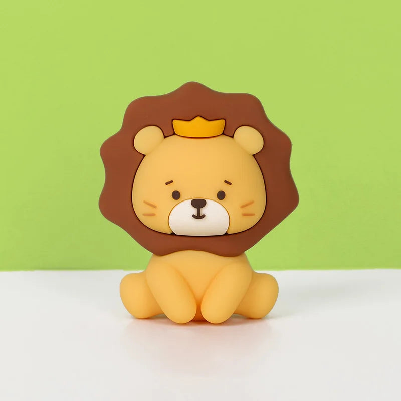 Jungle Animal Birthday Cake Topper – Lion, Giraffe & Safari Set Cake Topper Set Babs Lion