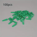 100pcs Reusable Tile Wedge Spacers & Leveling Clips Tile Leveling Spacers Babs 100pcs