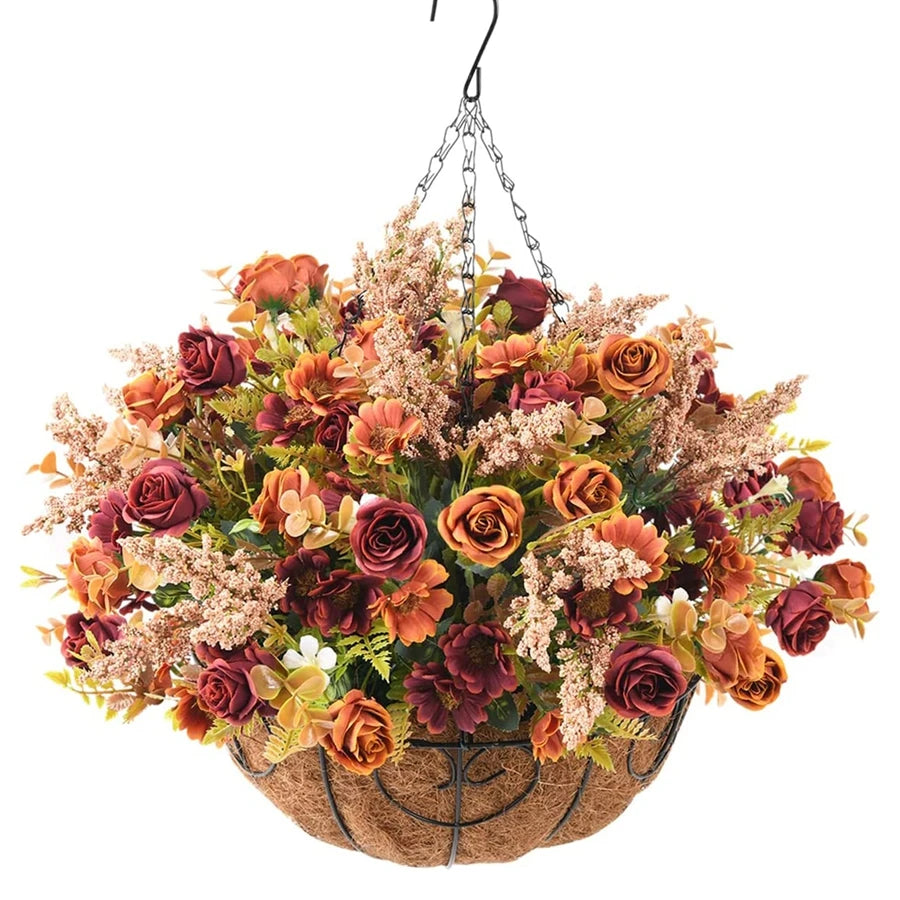Silk Rose Artificial Flower Bouquet – Wedding & Home Décor Artificial Flower Bouquet Babs