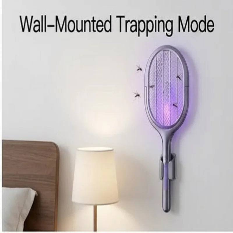 Telescopic Electric Mosquito Swatter & UV Trap Lamp Rechargeable Electric Bug Zapper Babs