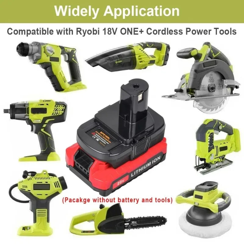 20V to Ryobi 18V Battery Adapter — Black+Decker/Porter-Cable Battery Adapter Babs