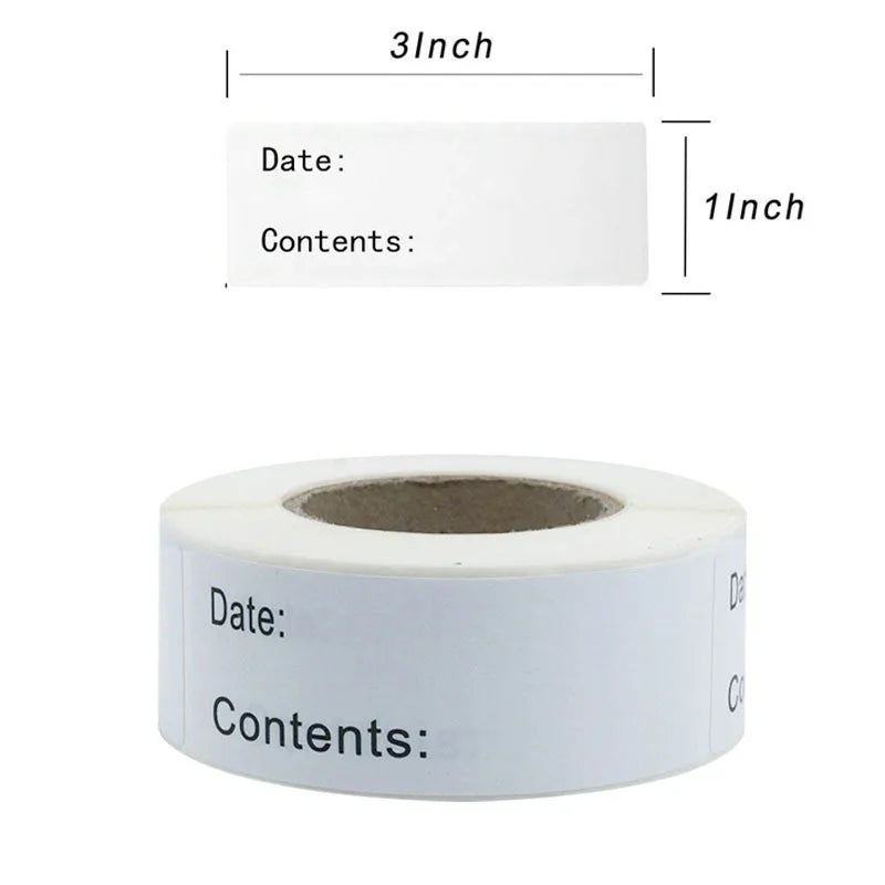 Kitchen Spice Jar & Food Labels – Strong Stickers Multi-Pack Kitchen Jar Labels Babs