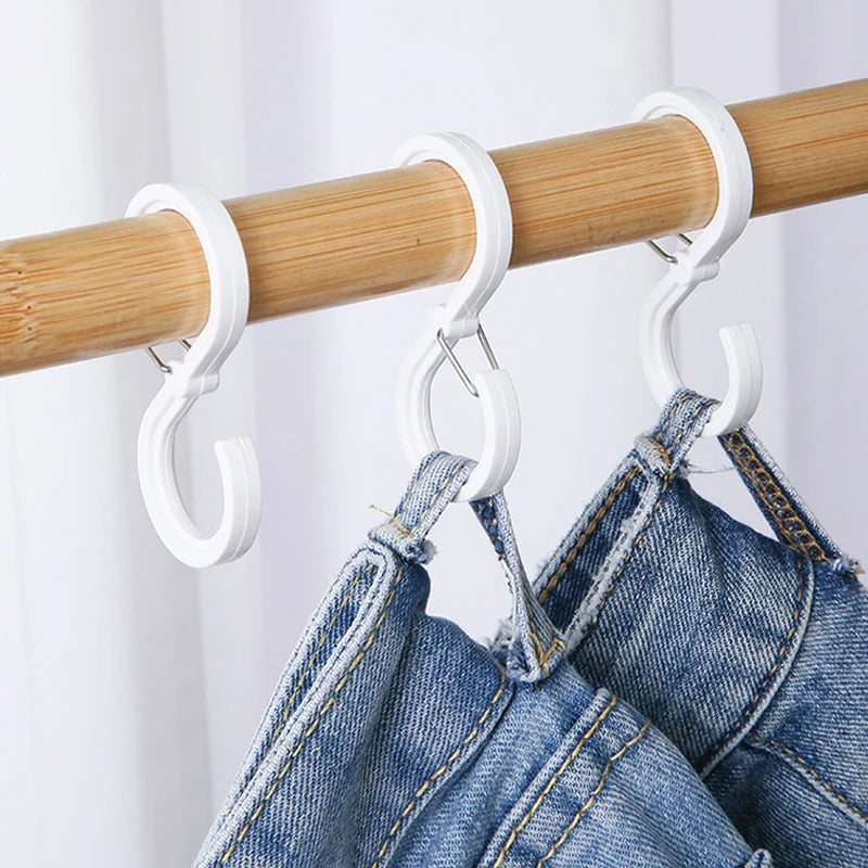 S-Shape Locking Hanger Hooks – 8 Pcs Home Organizer S-Shape Storage Hooks Babs