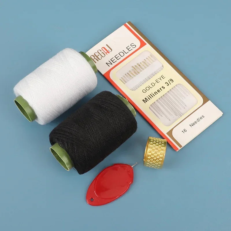 320pcs Gold Plated Large Eye Hand Sewing Needles Set Hand Sewing Needles Babs