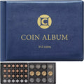 312-Pocket Coin Collection Album Binder – 20–46mm Coins Coin Collection Album Babs blue