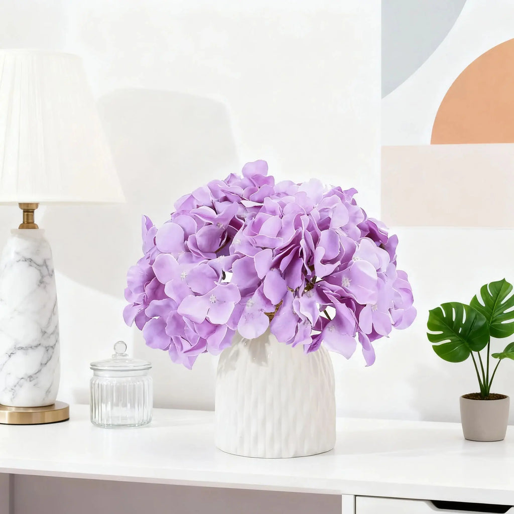 Silk Hydrangea Artificial Flowers | Wedding & Home Décor Artificial Flowers Babs