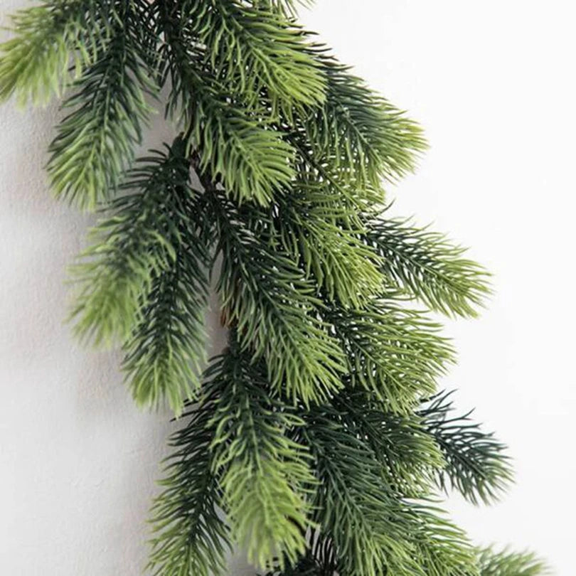 Artificial Pine Rattan Garland Wreath 180cm – Christmas Decor Christmas Garland Wreath Babs