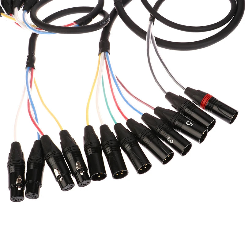 3-Pin XLR Male to Female Balanced Audio Cable 1M | HUXUAN XLR Audio Cable Babs