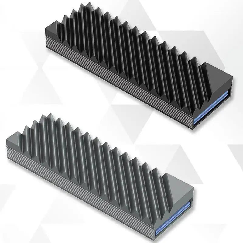 M.2 2280 NVMe SSD Aluminum Heatsink Cooler with Thermal Pad SSD Heatsink Cooler Babs