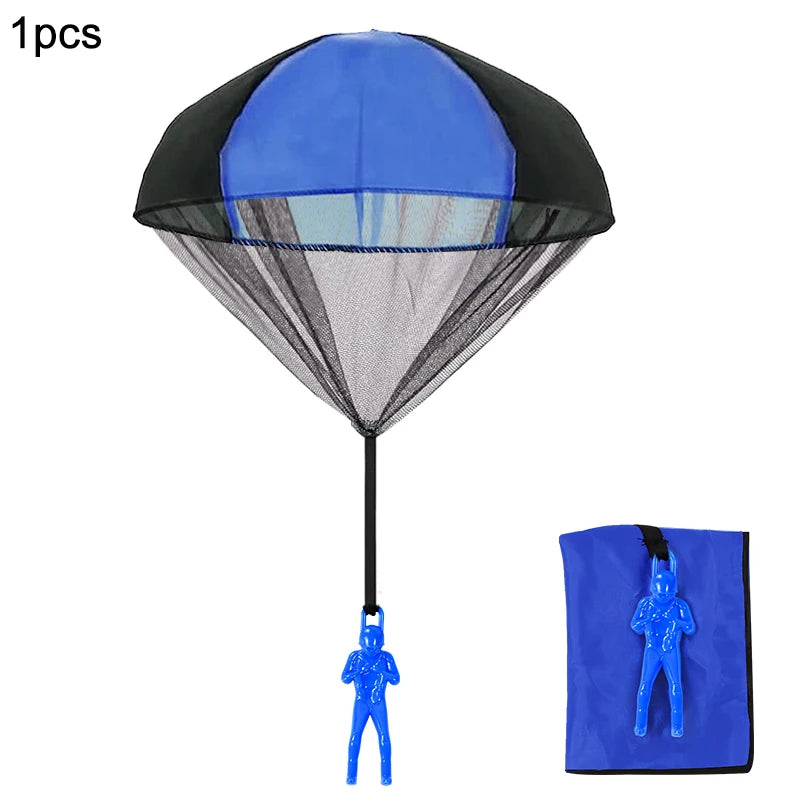 Parachute Toy Hand Throw Flying Game – Party Favors 1-6 Pcs Parachute Flying Toy Babs 1Pcs 2