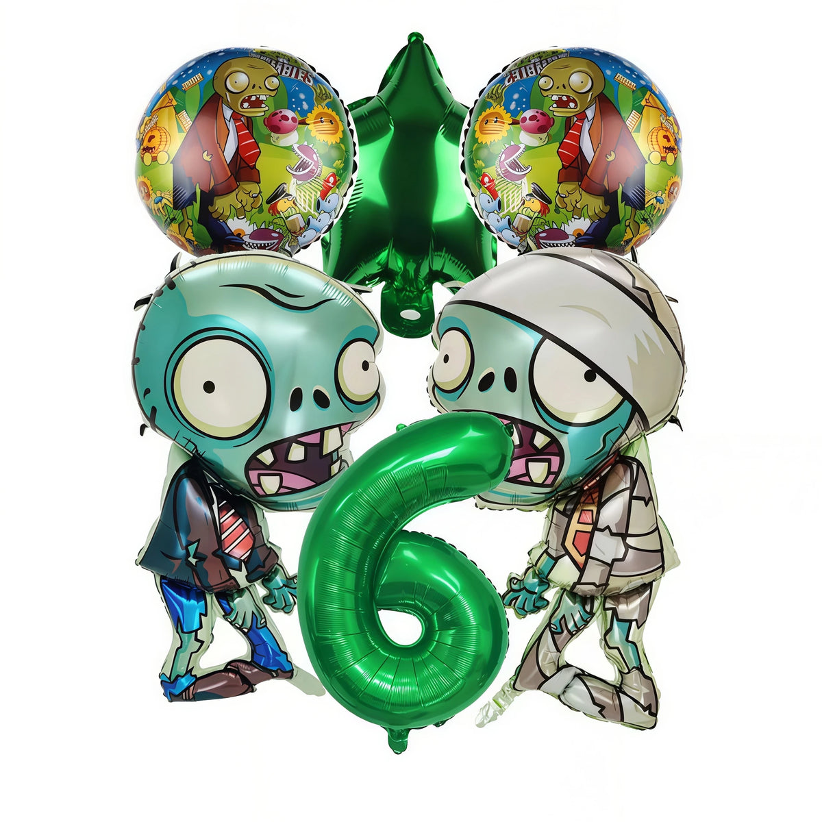 Plants vs. Zombies Birthday Party Decoration Kit Birthday Party Kit Babs Balloon set-6
