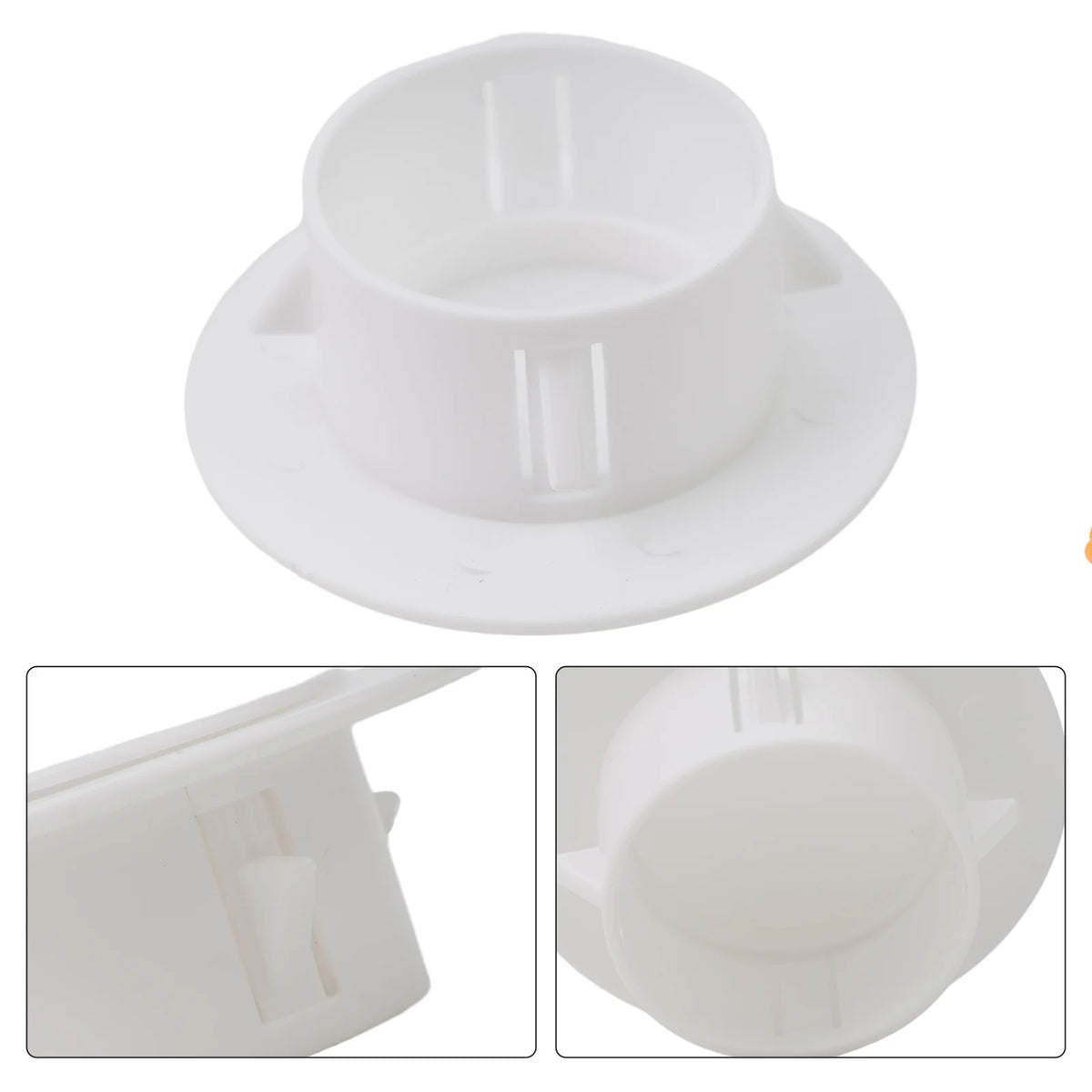 Wall Hole Cover Cap for HVAC, Pipes & Vents 40–100mm Pipe Hole Cover Cap Babs