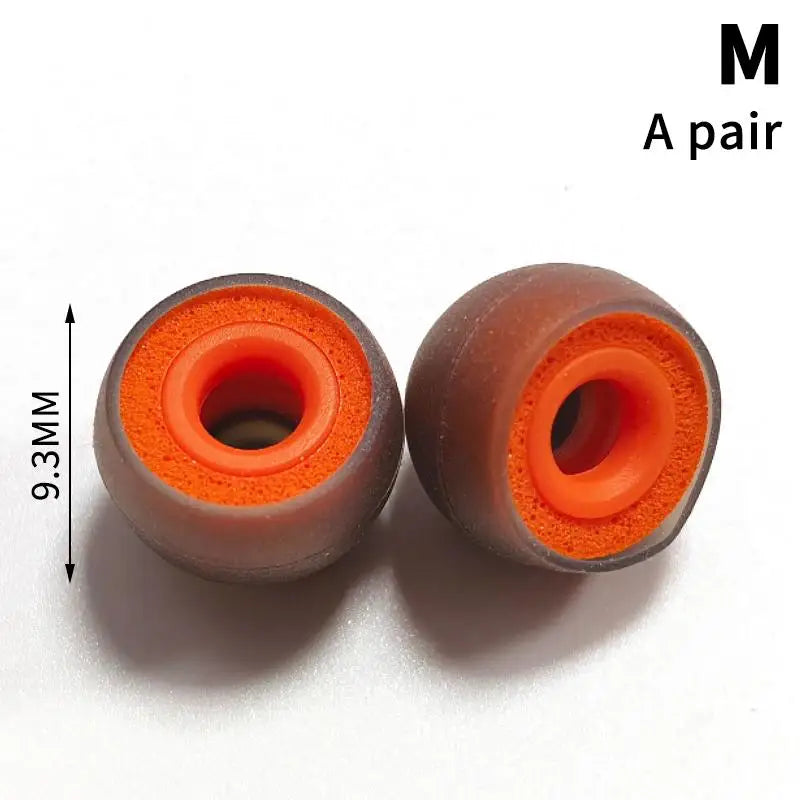 Memory Foam Earbud Tips Silicone In-Ear Cushion Covers – 1 Pair Earbud Tip Covers Babs A2