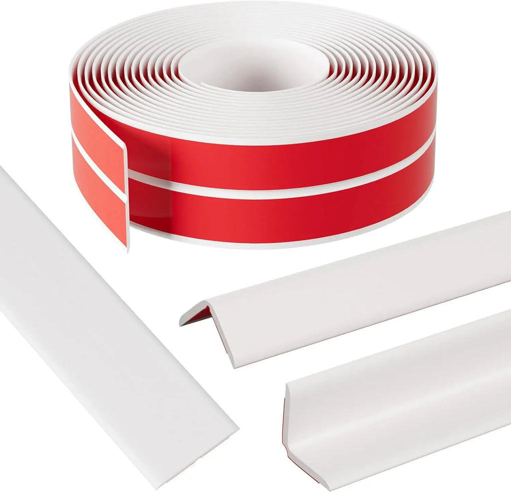 1M Flexible Wall Corner Protector Peel & Stick Trim Strip Wall Corner Protector Babs