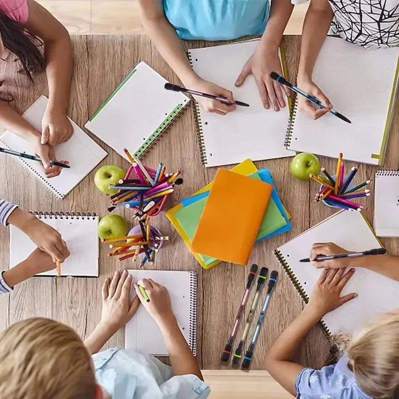 Spinning Trick Pen Set – Rotating Finger Roll Pen for All Ages Spinning Trick Pen Babs